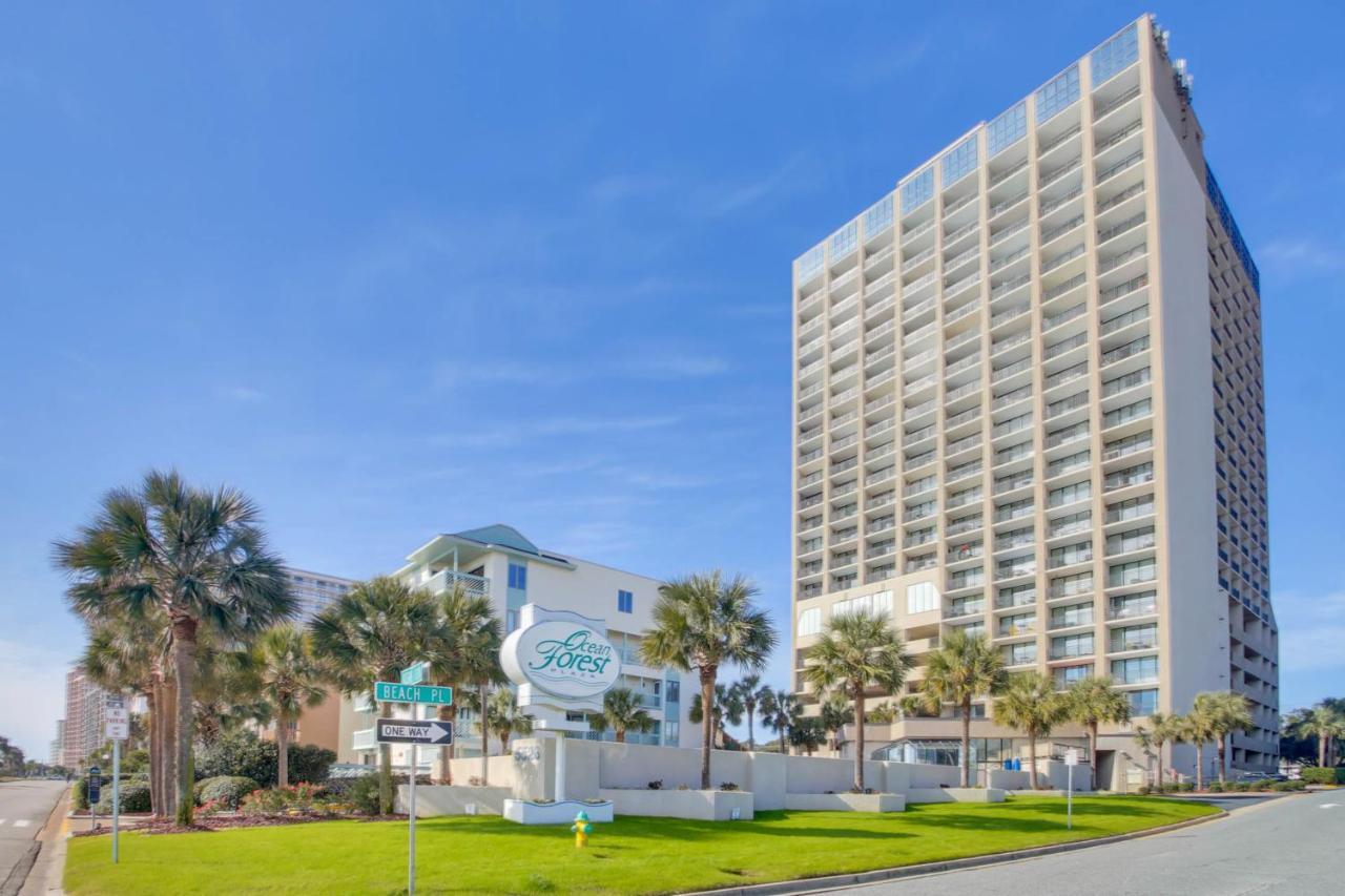 Lively Views From The Balcony At Ocean Forest Plaza Миртъл Бийч Екстериор снимка